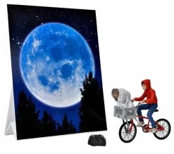 E.T. The Extra-Terrestrial 40th Anniversary: 7" Scale Action Figure - Elliott & E.T. On Bicycle