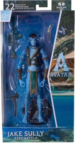 Avatar: The Way Of Water - 7" Action Figure - Jake Sully (Reef Battle)