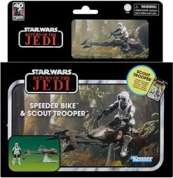 Star Wars The Vintage Collection 3.75" Vehicle - Return Of The Jedi: Speeder Bike Vehicle & Scout Trooper (VC #273)