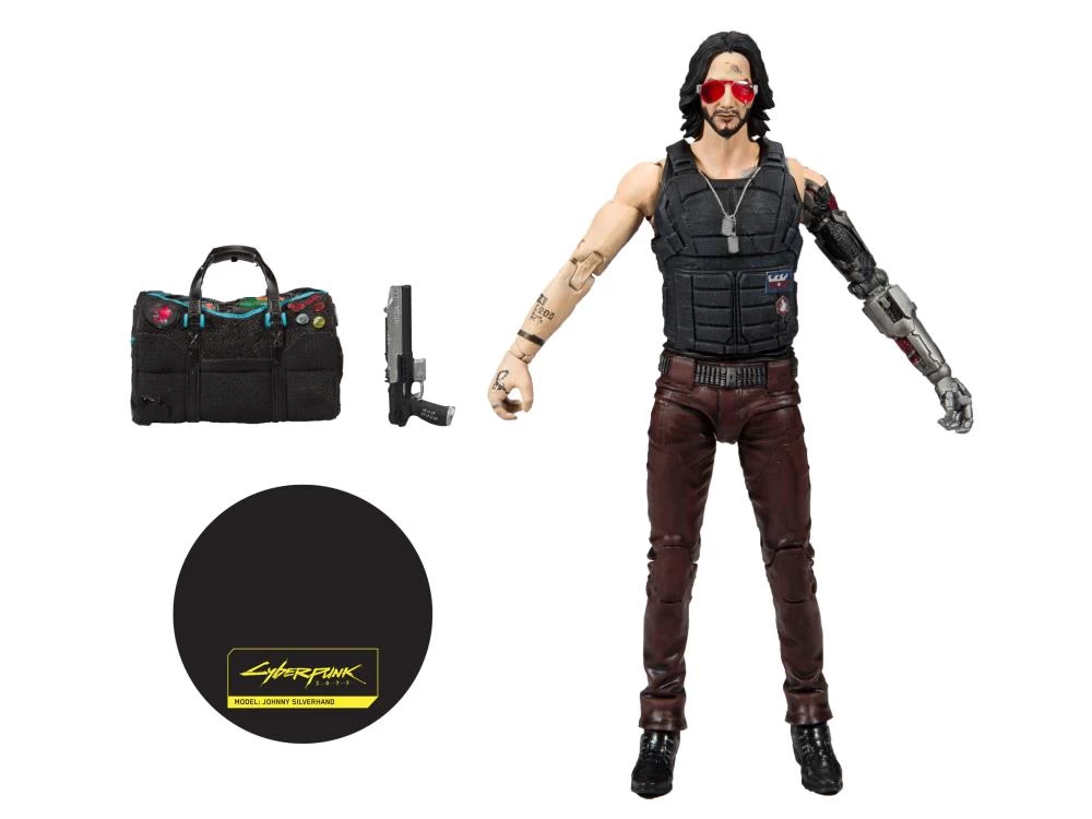 Cyberpunk 2077: 7" Scale Action Figure - Johnny Silverhand (Version 2) 5 Cyberpunk 2077: 7" Scale Action Figure - Johnny Silverhand (Version 2) - Image 3