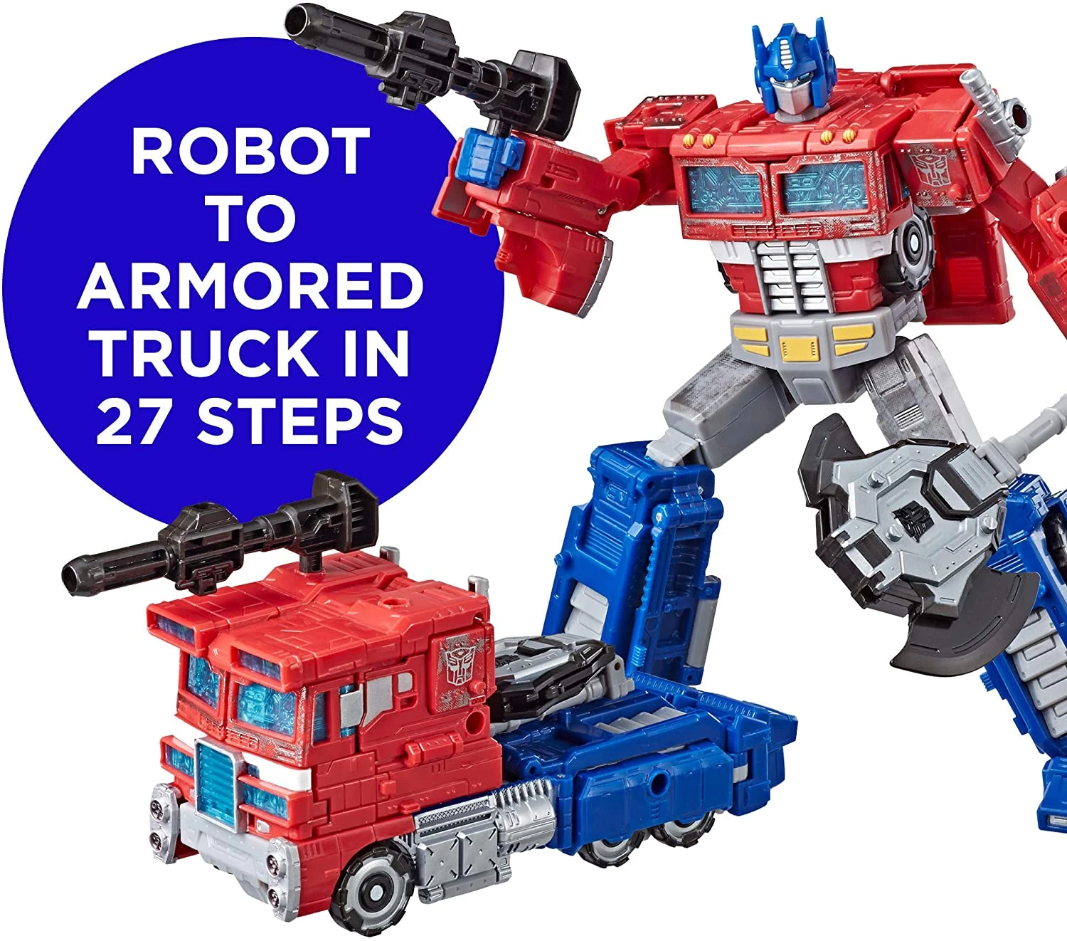 Transformers Generations Voyagers War For Cybertron: Siege - Optimus Prime 6 Transformers Generations Voyagers War For Cybertron: Siege - Optimus Prime - Image 4