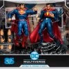 DC Multiverse 2-Pack: Superman 85th Anniversary - Superman Vs Superman Of Earth-3 (Ultraman) With Atomica