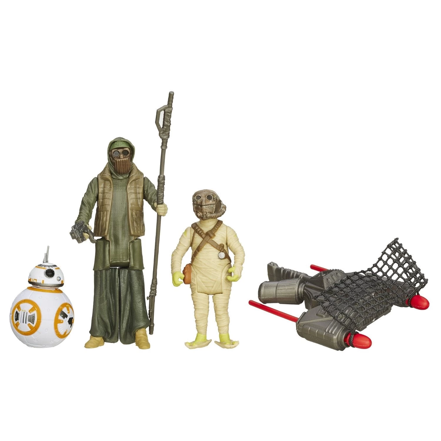 Star Wars Episode VII : 3.75" 3-Pack Desert Mission - BB-8, Jakku Scavenger, And Unkar's Thug 4 Star Wars Episode VII : 3.75" 3-Pack Desert Mission - BB-8, Jakku Scavenger, And Unkar's Thug - Image 2