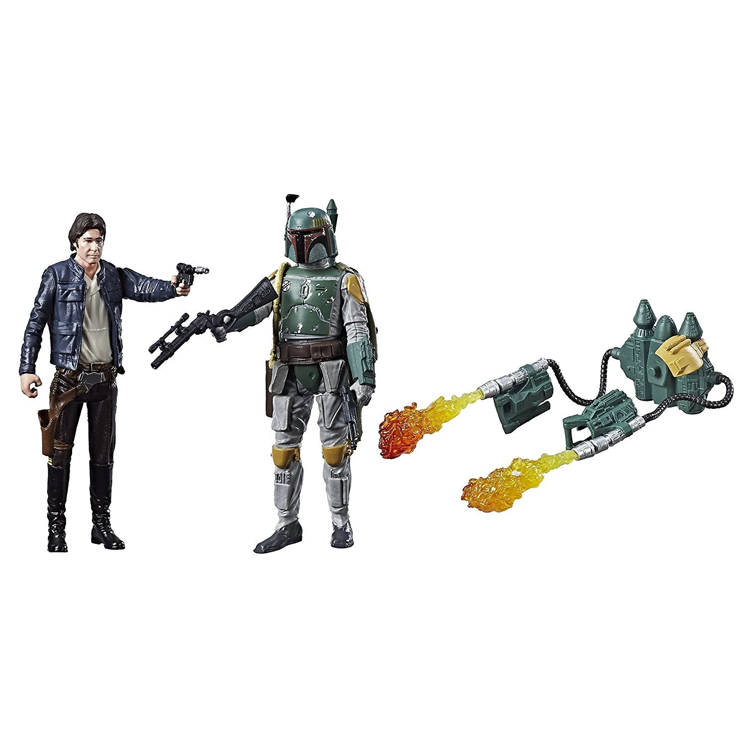 Star Wars Episode VIII The Last Jedi : 3.75" 2-Pack : Han Solo & Boba Fett 4 Star Wars Episode VIII The Last Jedi : 3.75" 2-Pack : Han Solo & Boba Fett - Image 2