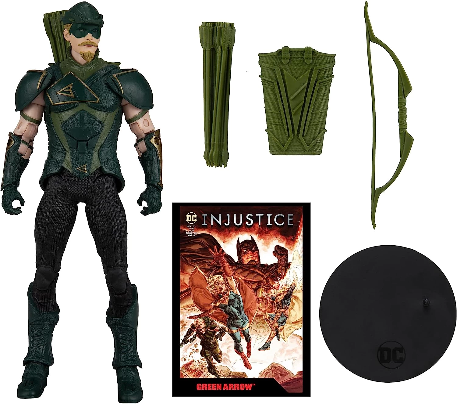 DC Direct Page Punchers: 7" Figure With Injustice 2 Comic - Green Arrow 4 DC Direct Page Punchers: 7" Figure With Injustice 2 Comic - Green Arrow - Image 2