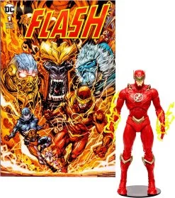 DC Direct Page Punchers: 7" Figure With Flash Comic - The Flash (Barry Allen) -Trendy Toy Store 9110jdQzAxL. AC SL1500