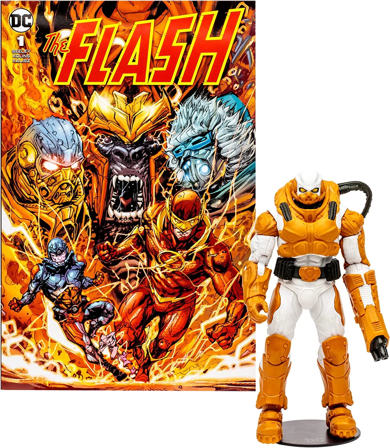 DC Direct Page Punchers: 7" Figure With Flash Comic - Heatwave 5 DC Direct Page Punchers: 7" Figure With Flash Comic - Heatwave - Image 3