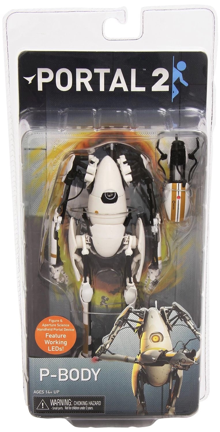 Portal - 7" Deluxe Action Fig : P-Body W/LED 4 Portal - 7" Deluxe Action Fig : P-Body W/LED - Image 2