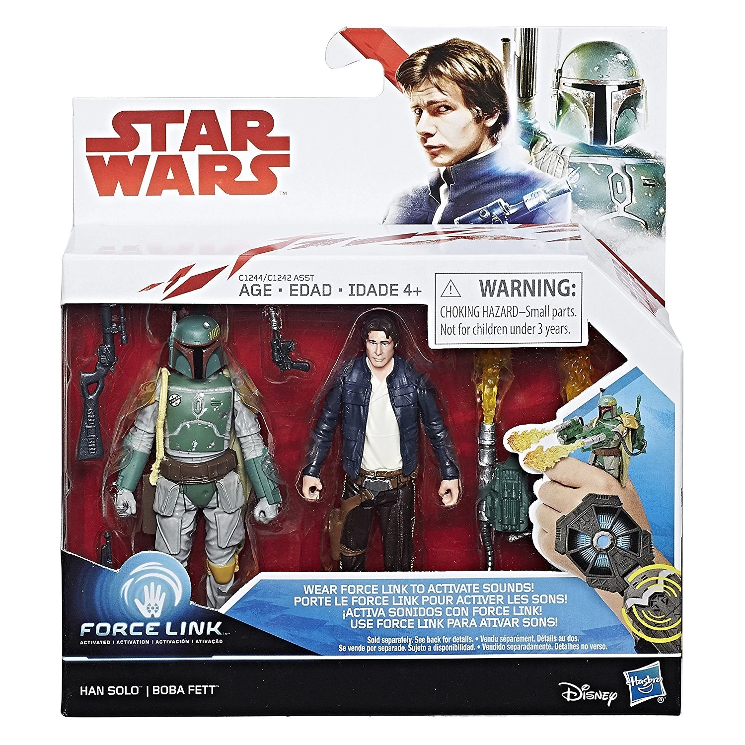 Star Wars Episode VIII The Last Jedi : 3.75" 2-Pack : Han Solo & Boba Fett 3 Star Wars Episode VIII The Last Jedi : 3.75" 2-Pack : Han Solo & Boba Fett