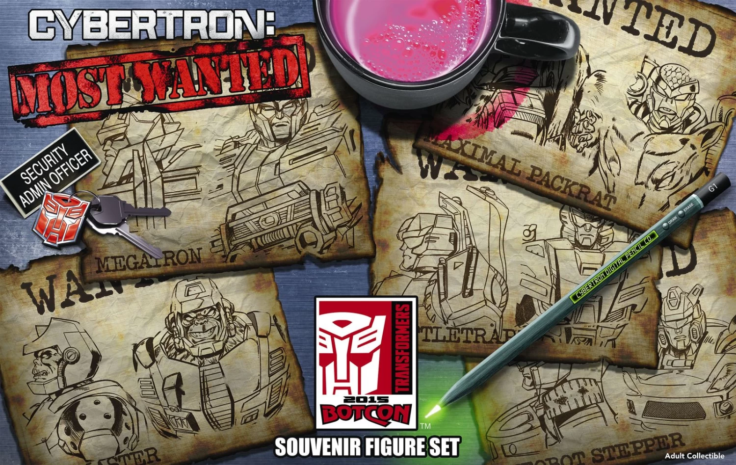 Transformers Botcon 2015 Cybertron : Most Wanted - Box Set 5 Transformers Botcon 2015 Cybertron : Most Wanted - Box Set - Image 3