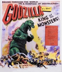 Godzilla - 12" Head To Tail Action Figure: Godzilla (1956 Movie Poster Version) -Trendy Toy Store MPG4