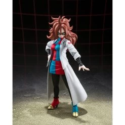 S.H.Figuarts Exclusive: Dragon Ball FighterZ - Android 21 (Lab Coat) -Trendy Toy Store N2623105001001 002