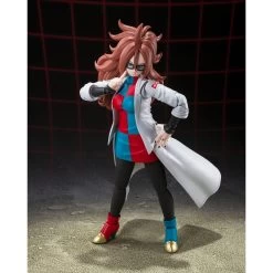 S.H.Figuarts Exclusive: Dragon Ball FighterZ - Android 21 (Lab Coat) -Trendy Toy Store N2623105001001 004