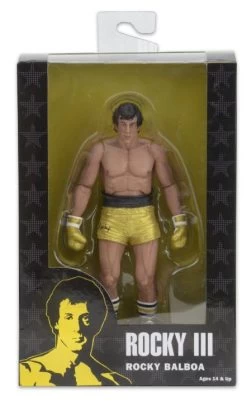 Rocky 40th Anniversary - 7" Scale Action Figure - Series 1 Rocky III : Rocky (Gold Trunks)