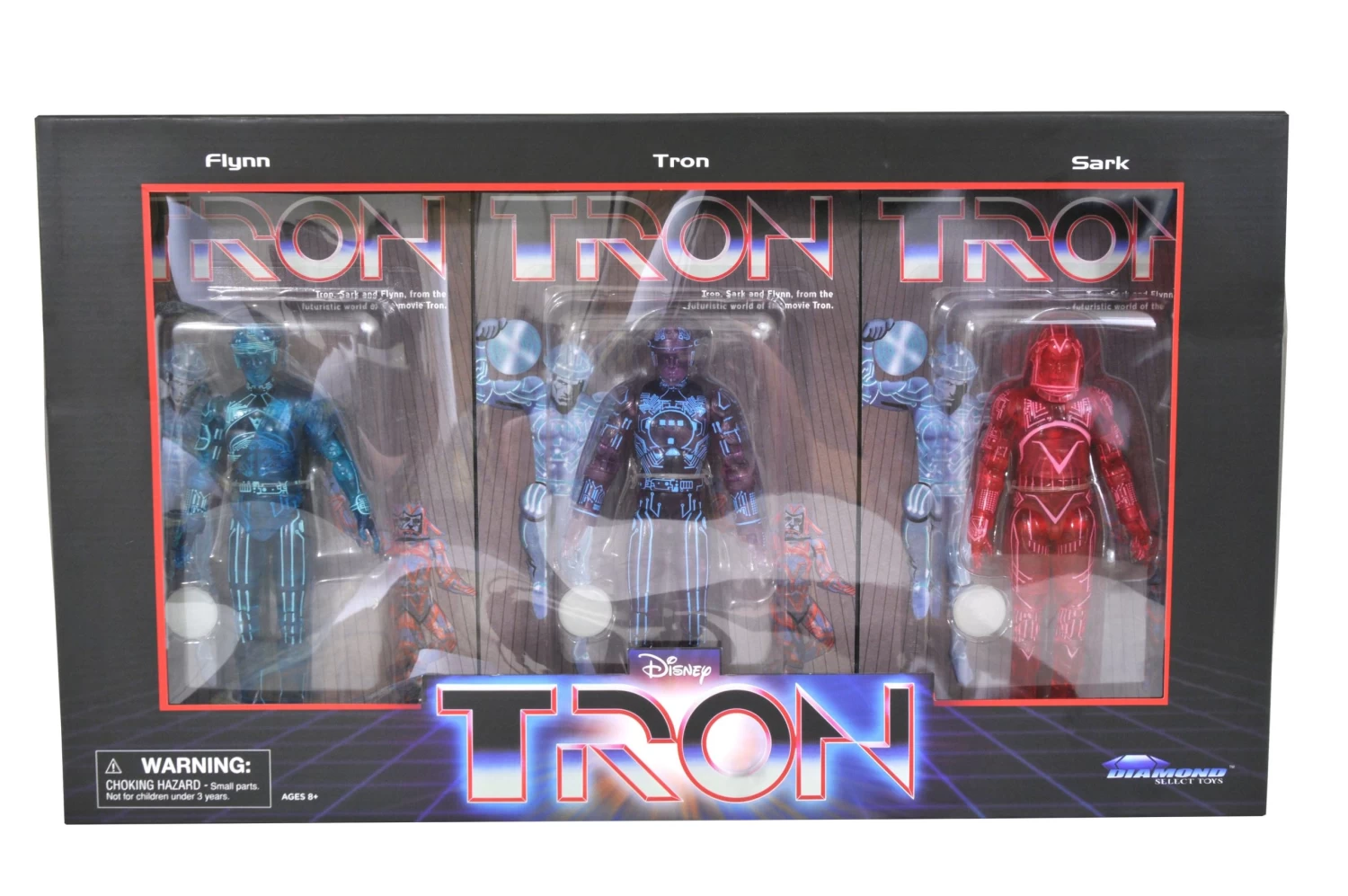 Diamond Select SDCC 2021: Tron - Tron, Sark And Flynn Box Set 3 Diamond Select SDCC 2021: Tron - Tron, Sark And Flynn Box Set