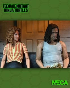 Teenage Mutant Ninja Turtles (1990 Movie): 7” Scale - Action Figure: April O'Neil & Casey Jones (Farm) 2-Pack -Trendy Toy Store TMNT April Casey Farm Pack 01