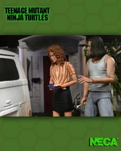Teenage Mutant Ninja Turtles (1990 Movie): 7” Scale - Action Figure: April O'Neil & Casey Jones (Farm) 2-Pack -Trendy Toy Store TMNT April Casey Farm Pack 07