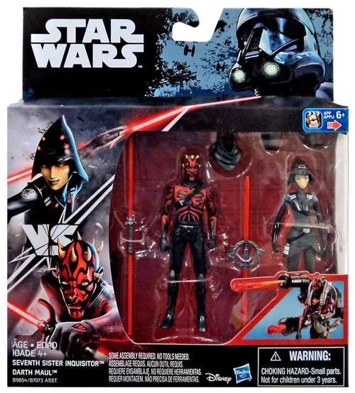 Star Wars 3.75" 2-Packs : Rebels - Seventh Sister (Inquisitor) And Darth Maul 3 Star Wars 3.75" 2-Packs : Rebels - Seventh Sister (Inquisitor) And Darth Maul
