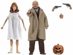 Halloween 2: 8" Scale Clothed Figure - Doctor Loomis & Laurie Strode 2-Pack