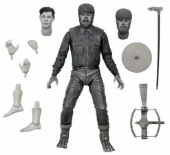 Universal Monsters: 7" Scale Action Figure - Ultimate Wolf Man (Black & White)