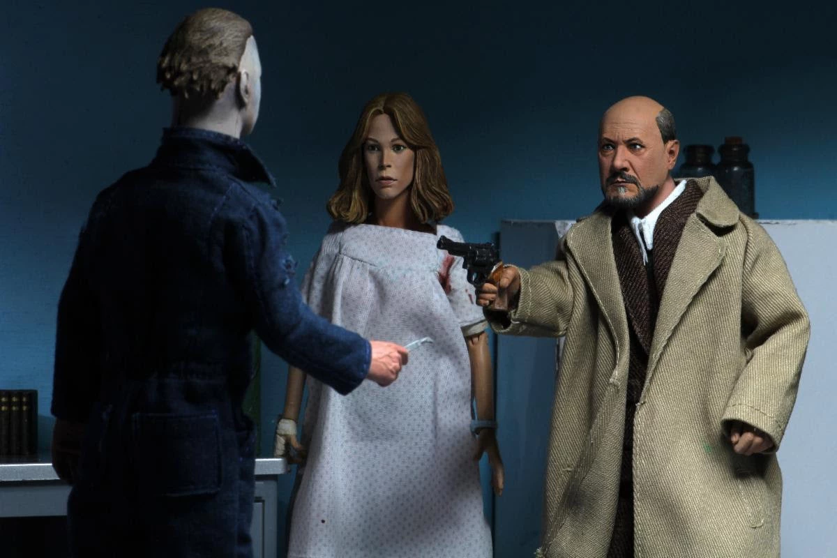 Halloween 2: 8" Scale Clothed Figure - Doctor Loomis & Laurie Strode 2-Pack 4 Halloween 2: 8" Scale Clothed Figure - Doctor Loomis & Laurie Strode 2-Pack - Image 2
