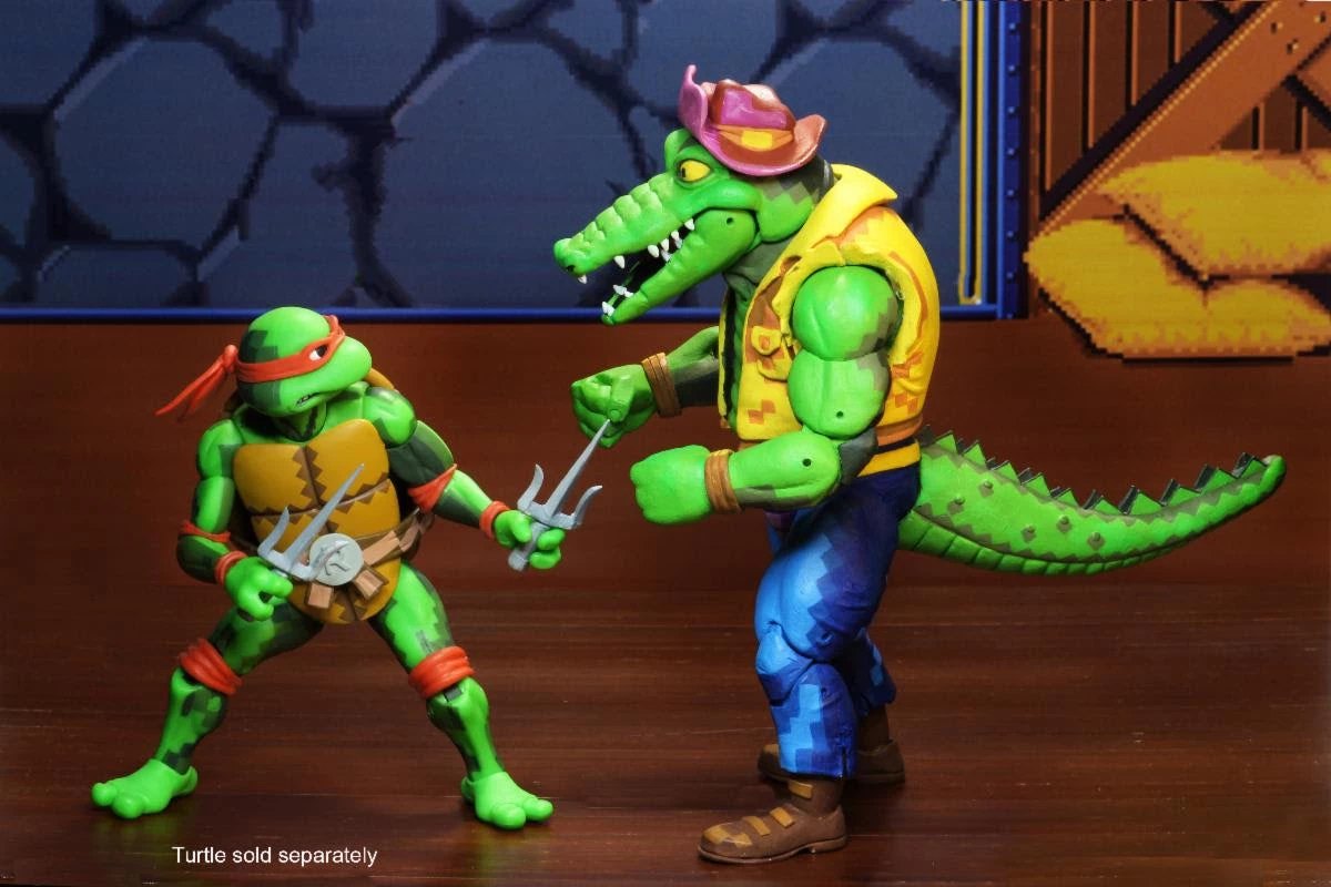 Teenage Mutant Ninja Turtles (TMNT) : Turtles In Time - 7" Scale Action Figures - Leatherhead 5 Teenage Mutant Ninja Turtles (TMNT) : Turtles In Time - 7" Scale Action Figures - Leatherhead - Image 3
